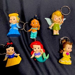 Princess keychain lot